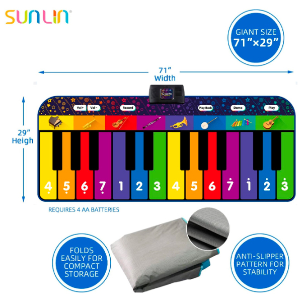 Pian Sunlin SLW968C Multicolor Vârsta recomandată: 3+ photo 4