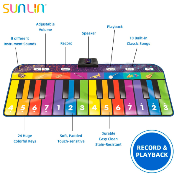 Pian Sunlin SLW968C Multicolor Vârsta recomandată: 3+ photo 5