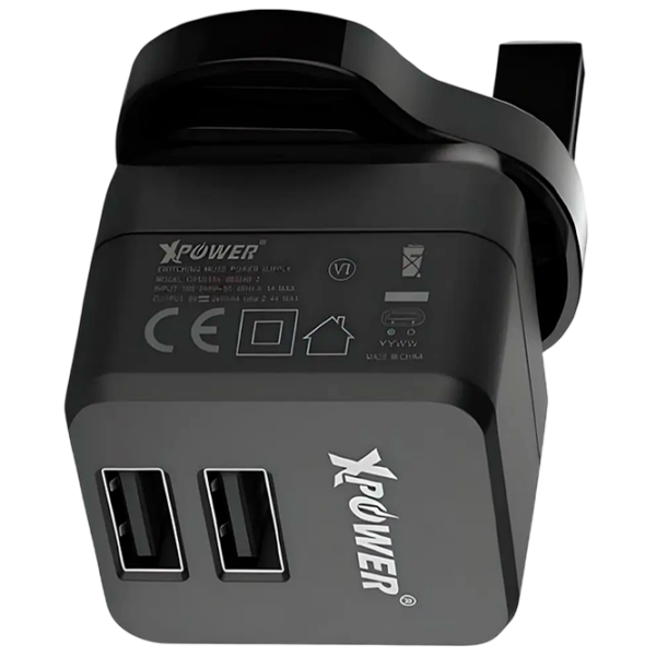 Încărcător de rețea XPower 2USB 2.4A () Black 2.4 A / Black photo 2