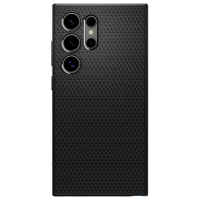 Husă pentru smartphone Samsung Galaxy S24 Ultra (Liquid Air) Ornament Black Spigen, TPU, Back