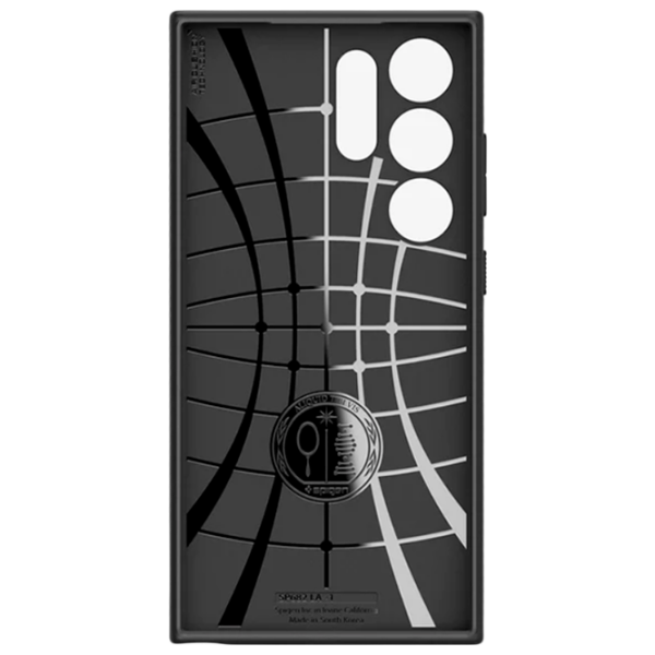 Husă pentru smartphone Samsung Galaxy S24 Ultra (Liquid Air) Ornament Black Spigen, TPU, Back photo 6