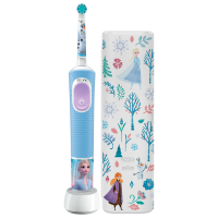 Зубная электрощетка Braun Kids Vitality D103.4132КХ FROZEN II + CASE ORAL-B Синий 
