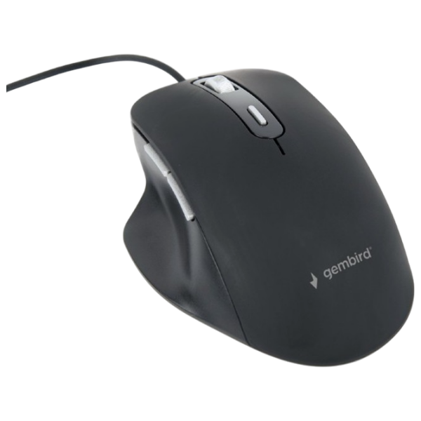 Mouse Gembird MUS-6B-02 Black Cu fir, 3200 dpi photo 3