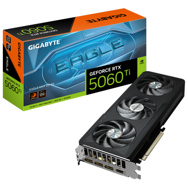 Видеокарта Gigabyte GeForce RTX 5060 Ti EAGLE MAX OC 8 ГБ PCI Express x16 5.0 photo 10