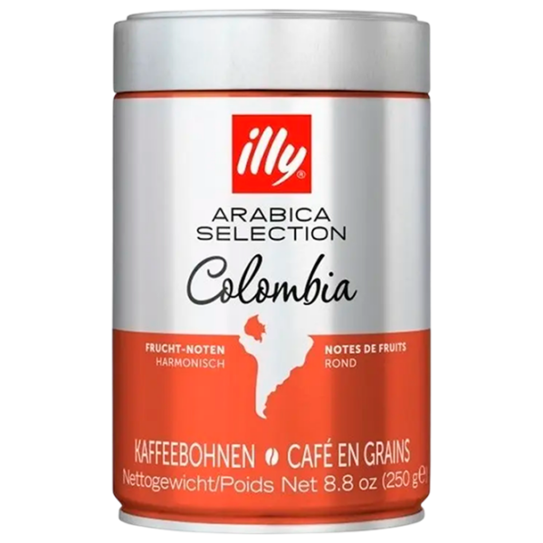 Кофе Illy Espresso Arabica Selection - Columbia 250 г В зёрнах photo 1