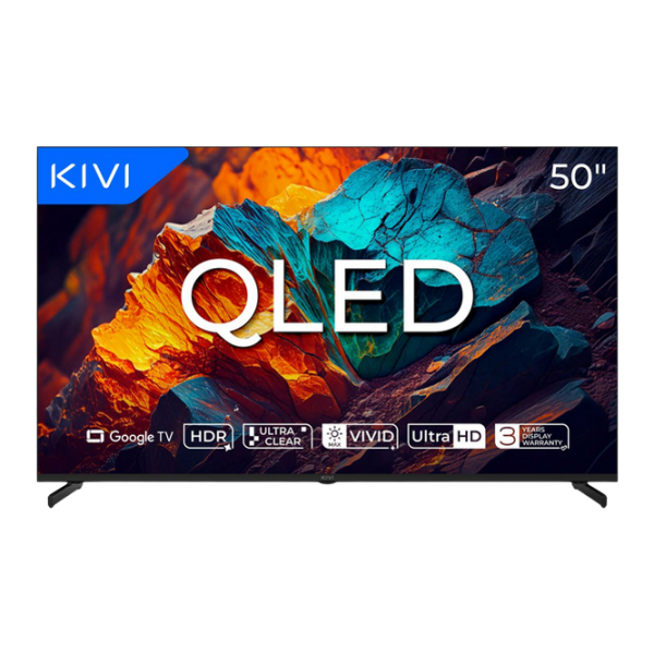 Televizor Kivi 50U720QB Smart TV 4K Black 50" | QLED | 4K photo 1
