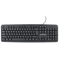Клавиатура Gembird KB-U-103-UA Черный Для дома и офиса, Проводная
