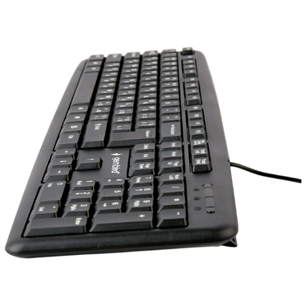 Tastatură Gembird KB-U-103-UA Black Home and Office, Cu fir photo 4