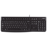 Tastatură Logitech K120 for Business Black Home and Office, Cu fir