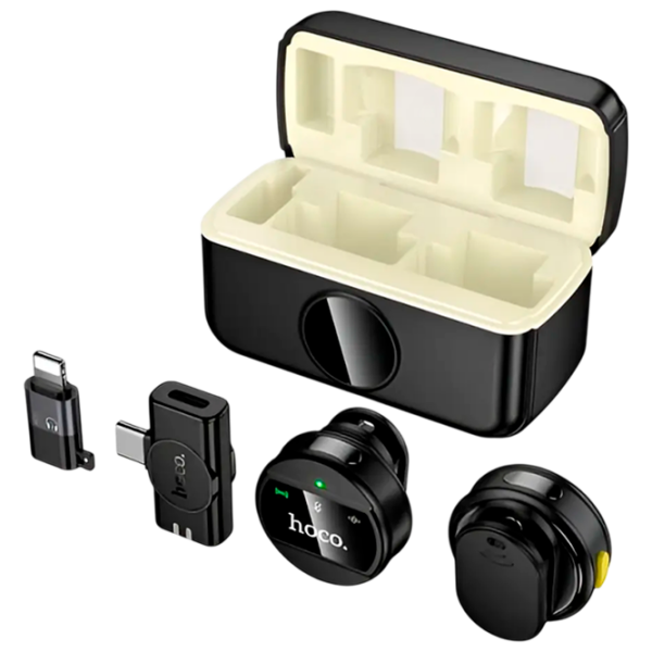 Microfon Hoco L22 Bright 2-in-1 Black  photo 1