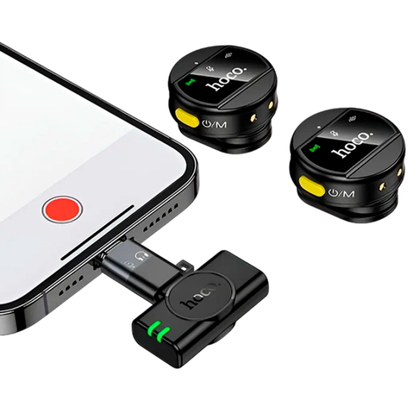 Microfon Hoco L22 Bright 2-in-1 Black  photo 3