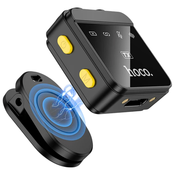 Микрофон Hoco L17 Dual-Mic Magnetic Черный  photo 3
