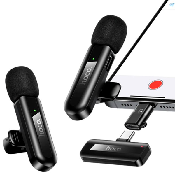 Microfon Hoco L20A Dual-Mic Fair Black  photo 3