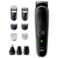 Trimmer facial Braun MGK5440 Black 