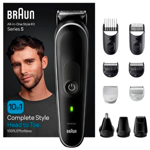 Trimmer facial Braun MGK5440 Black  photo 4