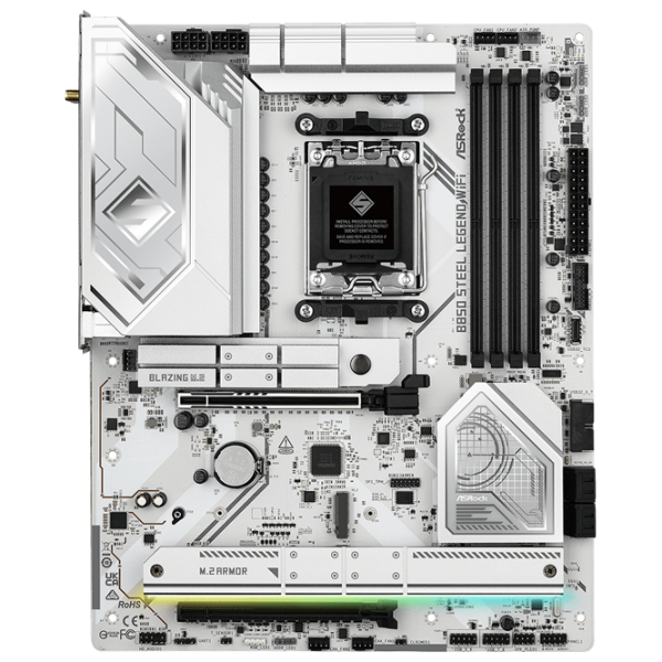 Материнская плата ASRock B850 STEEL LEGEND WIFI ATX  photo 1