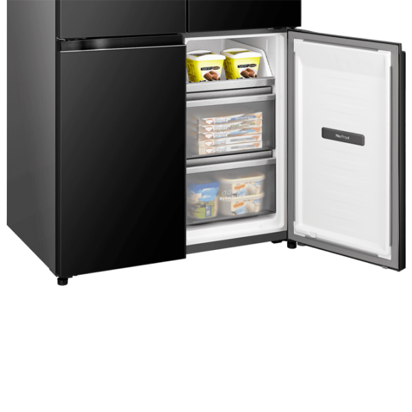 Frigider Hisense RQ768N4GBE Black 381l / No Frost, 105l / No Frost, A+ photo 4
