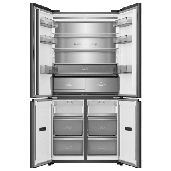Frigider Hisense RQ768N4GBE Black 381l / No Frost, 105l / No Frost, A+ photo 7