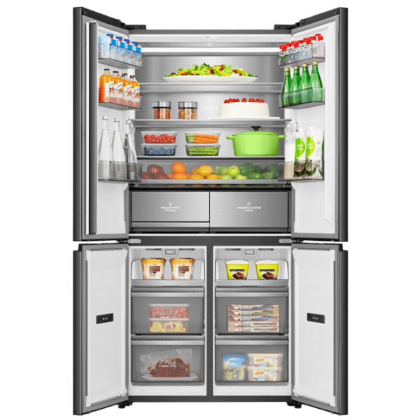 Frigider Hisense RQ768N4GBE Black 381l / No Frost, 105l / No Frost, A+ photo 8