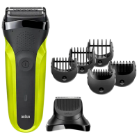 Бритва электрическая Braun 300BT Зеленый 