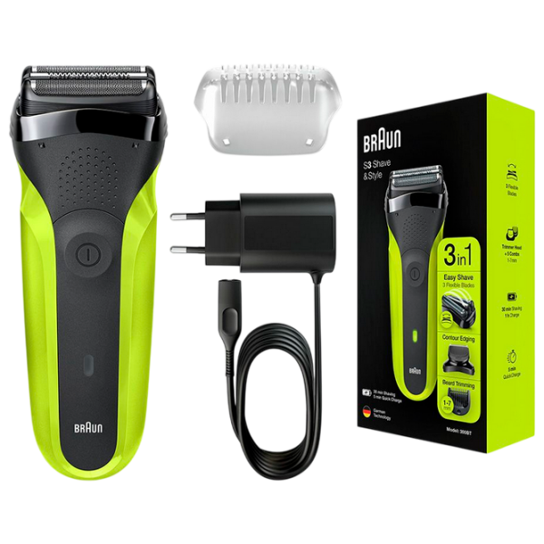 Бритва электрическая Braun 300BT Зеленый  photo 3