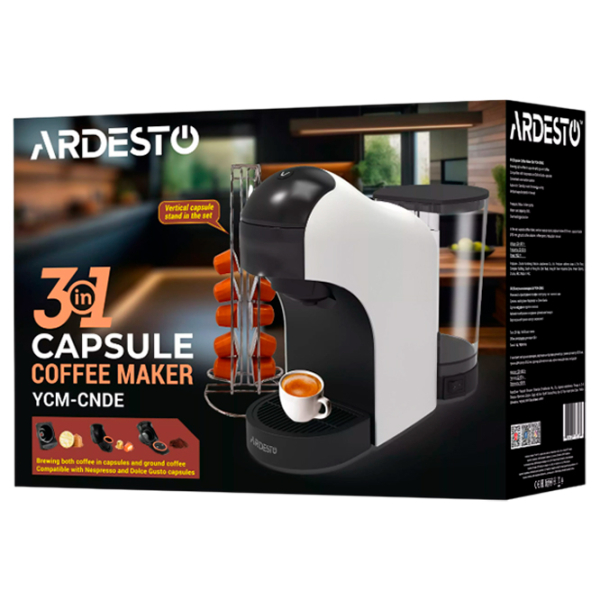 Aparat de cafea Ardesto YCM-CNDE White 1400 W, 0.8 l,  photo 12