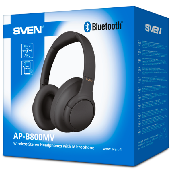 Căști Sven AP-B800MV Black Fără fir / Personal / Over the ear photo 5