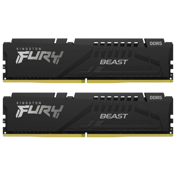 Оперативная память 32 ГБ Kingston FURY Beast KF560C36BBE2K2-32 DIMM, DDR5, 6000 МГц photo 1
