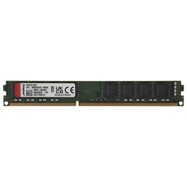 Оперативная память 8 ГБ Kingston ValueRam KVR16LN11/8WP DIMM, DDR3, 1600 МГц photo 1