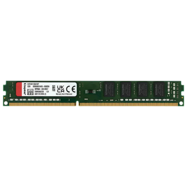 Оперативная память 8 ГБ Kingston ValueRam KVR16N11/8WP DIMM, DDR3, 1600 МГц photo 1