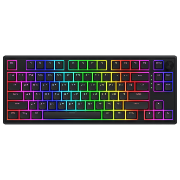 Tastatură Hator Skyfall 80 Black Gaming, Fără fir photo 1