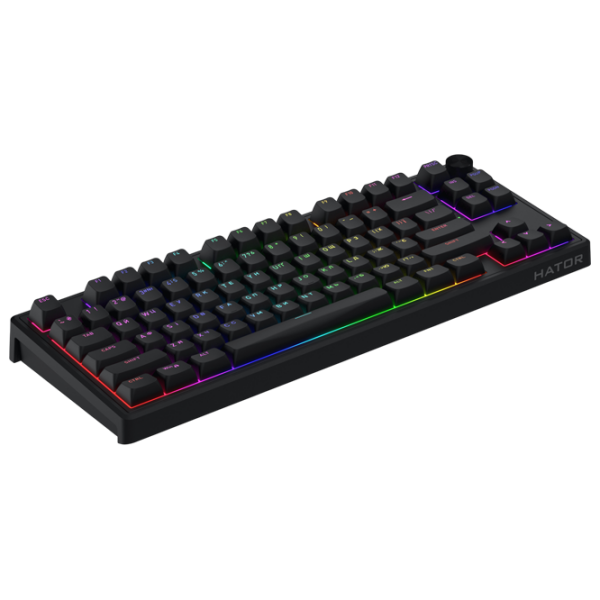 Tastatură Hator Skyfall 80 Black Gaming, Fără fir photo 3