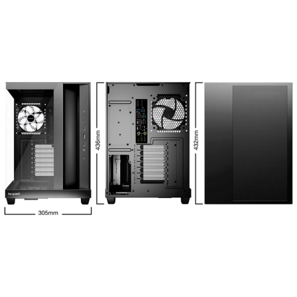 Carcasă Be quiet! LIGHT BASE 500 LX Black micro ATX photo 7