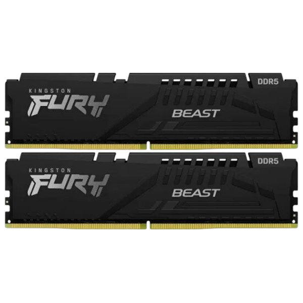 Оперативная память 16 ГБ Kingston FURY Beast KF560C36BBEK2-16 DIMM, DDR5, 6000 МГц photo 1