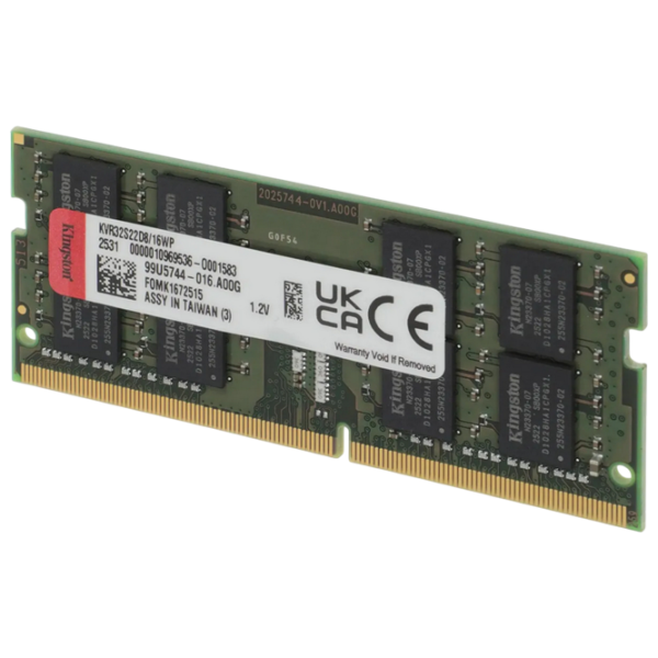 Оперативная память 16 ГБ Kingston ValueRam KVR32S22D8/16WP SO-DIMM, DDR4, 3200 МГц photo 3