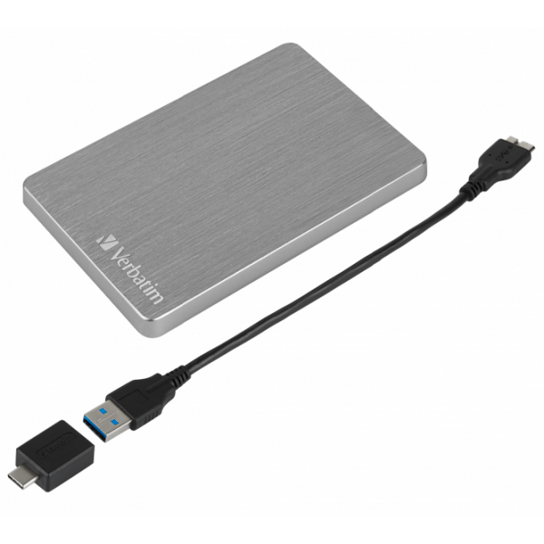Unități de stocare externe SSD Verbatim Store 'n' Go ALU 1 TB Space Grey  photo 3
