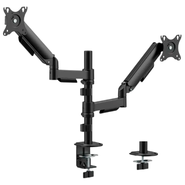 Suport pentru monitor Gembird MA-DA2P-02 Black VESA 100 x 100 mm photo 2