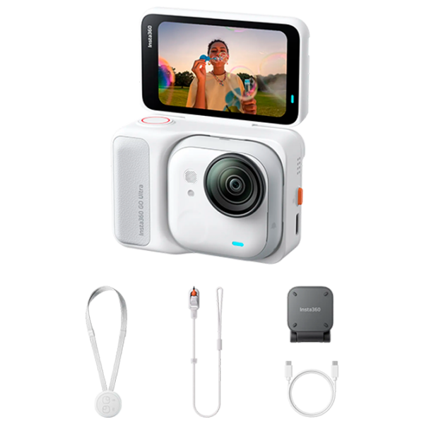 Cameră action Insta360 GO Ultra Standard Bundle Arctic White 50 MP / 1450 mAh /  photo 6