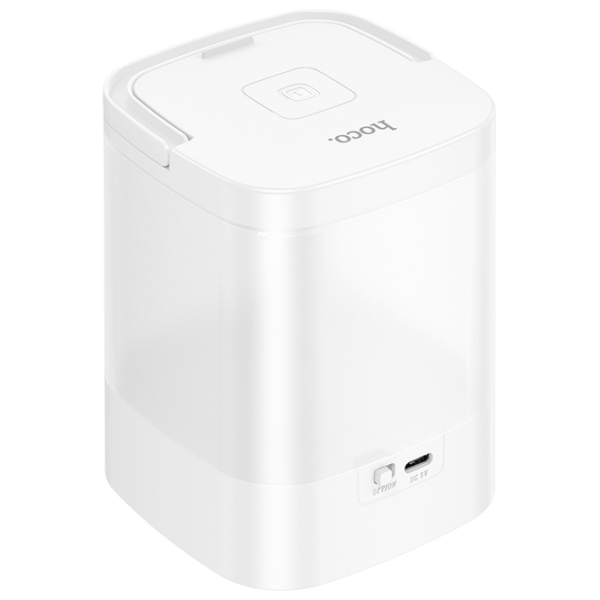 Lampă LED Hoco Smart Clock Night Light White Rețea photo 3