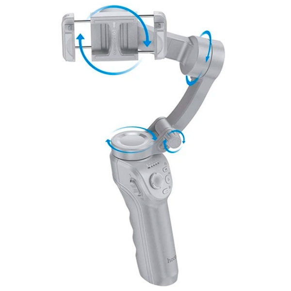 Стабилизатор Hoco K24 Support 3-axis smart gimble Белый Bluetooth / Белый photo 2