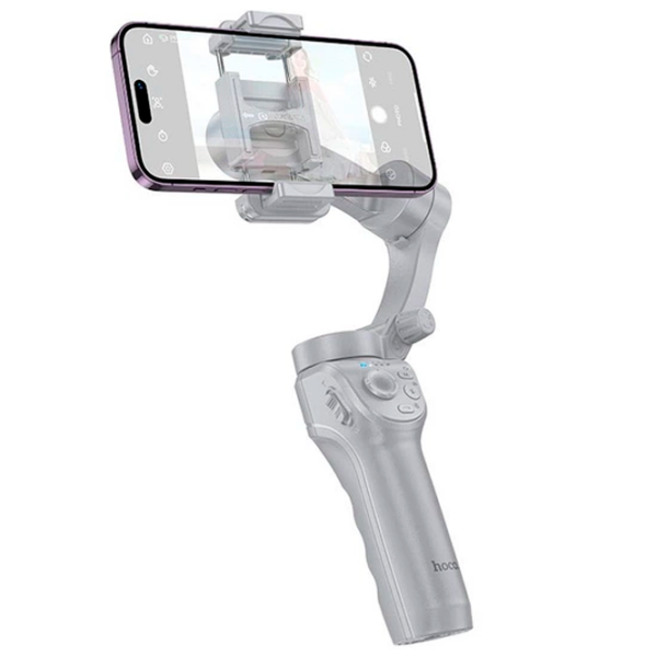 Стабилизатор Hoco K24 Support 3-axis smart gimble Белый Bluetooth / Белый photo 4