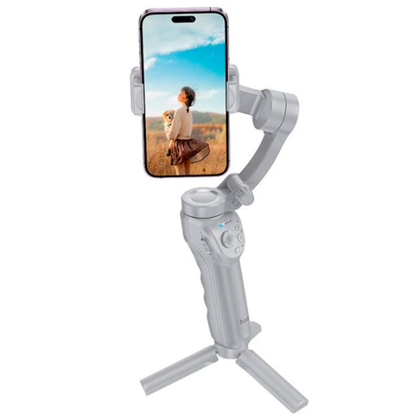 Стабилизатор Hoco K24 Support 3-axis smart gimble Белый Bluetooth / Белый photo 6