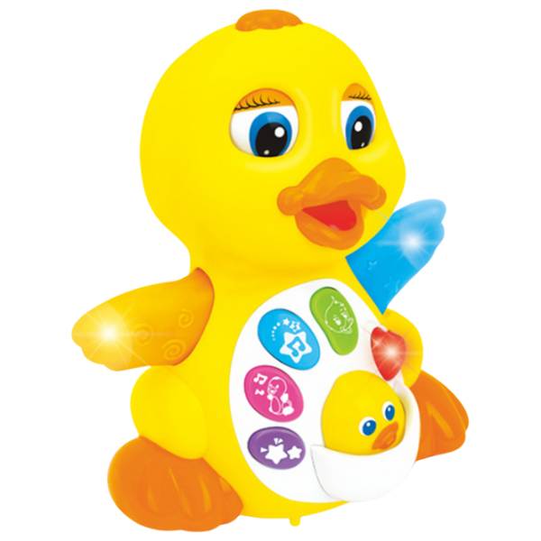 Joc educativ Hola Toys Funny Toys Dancing Duck 808 Yellow 0.6+ photo 4