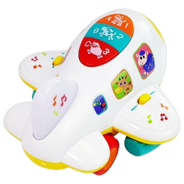 Развивающий набор Hola Toys Baby Intelligence Airplane 6103 Белый 1+ photo 2