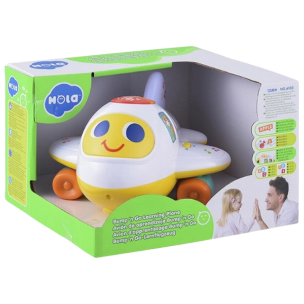 Развивающий набор Hola Toys Baby Intelligence Airplane 6103 Белый 1+ photo 5