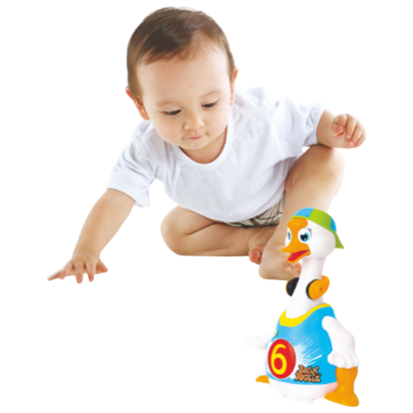 Joc educativ Hola Toys Swing Goose 828 White 1.5+ photo 11
