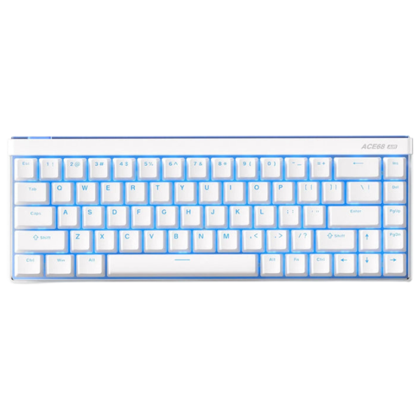 Tastatură Mchose Ace 68 Air White Gaming, Cu fir photo 1