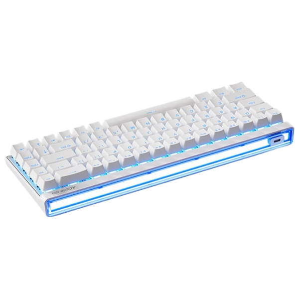Tastatură Mchose Ace 68 Air White Gaming, Cu fir photo 2