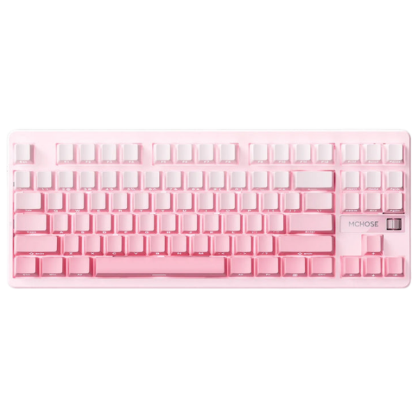 Tastatură Mchose G87 Peach Gaming, Fără fir photo 1