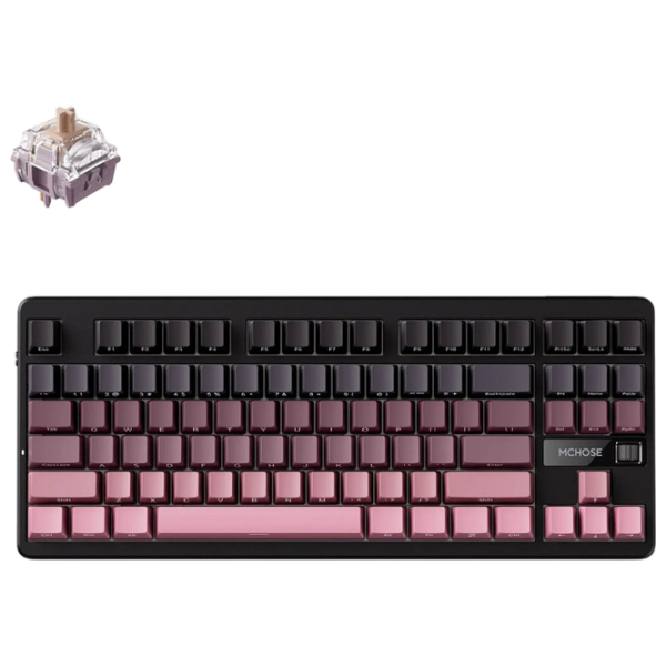 Tastatură Mchose G87 Black Gaming, Fără fir photo 2